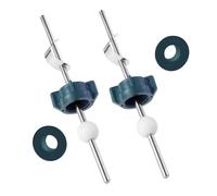 predolo Kit de 2 tiges de Levage pour bonde de lavabo, avec tringlerie et Clip à Ressort pour Salle de Bain, avec du Ruban Adhésif Brut