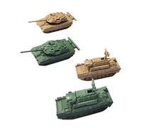 predolo Kit de 4 modèles de véhicules 4D 1/144, puzzle, idée cadeau, assemblage, simulation, jouet éducatif, pour adultes et enfants, Style I