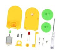 predolo Kit de générateur électrique à manivelle, jouet éducatif pour expériences scientifiques, portable et facile à utiliser, générateur manuel à manivelle
