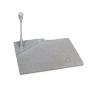 predolo Kit de Montage à l'échelle 1:35 - Modèle de lampadaire Miniature en résine pour Micro- et décoration de Trottoir (DIY).