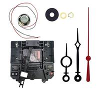 predolo Kit de réparation de mécanisme d'horloge à pendule, avec accessoires pour aiguilles, mélodie à arbre court, modèle F