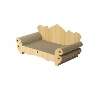 predolo Lit Griffoir en Carton Double Usage Jeu et Repos Accessoire Animalier Grand Espace pour Intérieur, Qualité Standard