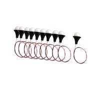 predolo Lot 10 lampes LED pré-câblées, petites lampes LED robustes pour accessoires bricolage, mini-lampes suspendues pour jouets radiocommandés, 1.1 Cm X 0.8 Cm