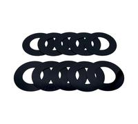 predolo Lot de 10 rondelles de Calage de 40 mm pour axe de Godet de chargeuse compacte, entretoises et Joints Noirs pour CX31, CX36, SK32 et SK35