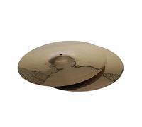 predolo Lot de 2 Cymbales Charleston 14 Pouces pour Batteur - Dorées