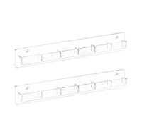 predolo Lot de 2 présentoirs à lunettes de soleil en acrylique, support mural pour lunettes de vue, idéal pour l'entrée ou la table de chevet.