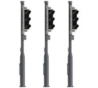 predolo Lot de 3 Mini LED Jaunes 3V pour Signalisation Ferroviaire, Décors et Architecture de Réseaux Ferroviaires, Échelle de 1 à 43 O