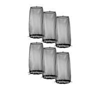 predolo Lot de 6 sacs de rangement pour perruques, protection anti-poussière, pour extensions de cheveux, pour un gain de place, idéal pour les, Noir