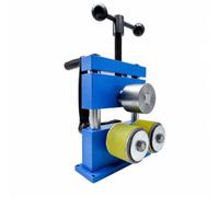 predolo Machine à Cintrer avec Manivelle Compact | Rouleuse Bagues, Robuste, Cintreuse à Anneaux, pour Établi, créateurs