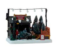 predolo Maison de Village de Noël illuminée, Figurine Miniature, bâtiment de Village, modèle de Maison de Neige pour cheminée, fête familiale