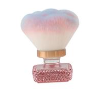 predolo Makeup Brush Face Soulignement Brosse Nail Art Brosse de Poussière Confortable Fiber Mélange Mélange Fibre Brosse En Poudre pour Les Femmes Salon, Rose