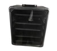predolo Mallette Transport Miniature pour Figurines, avec 5 Plateaux, Robuste, munie d'une poignée et verrous sécurité Portables.