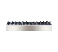 predolo Mangeoire à Poulet, Abreuvoir, récipient, Distributeur d'aliments pour Poussins, Plateau d'alimentation pour volailles, Oiseaux, oies, 60cmx10cm