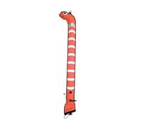 predolo Marqueur de Surface, Tube Gonflable Qui Marque L'emplacement des Plongeurs Tube Marqueur de Surface Fond Fermé, Orange, Longueur 1.5 M
