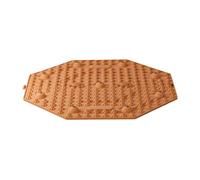 predolo Mat de masseur du pied Tampon de point de pression, portable Premium léger, tapis d'acupression de réflexologie professionnelle non glissante, Orange