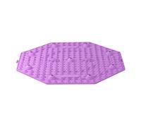 predolo Mat de masseur du pied Tampon de point de pression, portable Premium léger, tapis d'acupression de réflexologie professionnelle non glissante, Violet