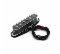 predolo Micro ST à 4 Fils Alnico 2 Micro Simple Bobinage Empilé Réduction du Bruit pour Guitaristes, Transparent