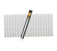 predolo Mines Plates En Stéatite Blanche, Marqueurs pour Crayons En Stéatite pour Aluminium et Fonte, Outils de Soudage, Stéatite, Craie, 1 Porte-recharges, 20 Recharges