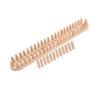 predolo Mini Métier à Tisser Bois pour Plaids Chunky Cadre Bois DIY Tricot Main sans Aiguille Montage Simple Convient Aux Passionnés Projets de Loisirs Créati, 4 Tronçons