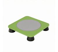 predolo Mini Trampoline Carré Angles Arrondis Trampoline Enfant Pieds Bas Planche Rebond pour Enfants, Vert