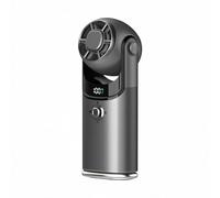 predolo Mini Ventilateur USB Super Compact Compact Ventilateur Cou Cellule D'énergie Longue Durée pour Extérieur, Gris Sidéral, 131.5 50 43mm