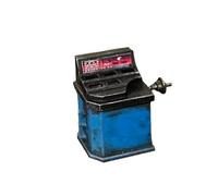 predolo Modèle D'Équilibrage de Pneus 1/64 pour Diorama Machine Dynamique Miniature Ornement Atelier Véhicules Jouet PP Adapté pour Collectionneurs Présentati, Bleu Vieilli