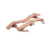 predolo Modèle réduit de crawler radiocommandé à l'échelle 1/18 ou 1/24, en bois léger et résistant, accessoire professionnel robuste pour scènes, Pont Haut-bas