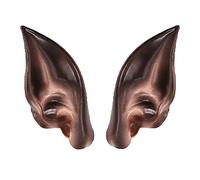 predolo Oreilles D'elfe En Latex, Accessoires de Déguisement, de Carnaval, de Cosplay, de Déguisement, de Fausse Oreille, D'elfe et de, noir