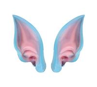 predolo Oreilles D'elfe En Latex, Accessoires de Déguisement, de Carnaval, de Cosplay, de Déguisement, de Fausse Oreille, D'elfe et de, Bleu