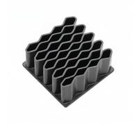 predolo Organisateur de Pommades Ondulant, Présentoir à Compartiments | Accès Facile Rack de Rangement pour Médicaments, pour Crèmes pour Bureau, pinceaux de maquillage et les échantillons, Noir