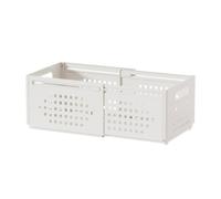 predolo Organisateur de Vêtements Réglable Facile à Nettoyer Boîte de Rangement Extensible avec Glissière Organisateur Placard Extensible pour Dressing