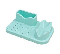 predolo Organisateur d'outils de nail art 20 trous Bits Porte-toile de rangement de support de forage à ongles légers, Vert