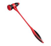 predolo Outil de massage en PVC et silicone pour la maison et le bureau, pagaie manuelle légère de 32 cm de long, multi-usages pour les bras, les épaules tout, Tête Rouge