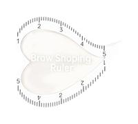 predolo Outil de mise en forme des sourcils au pochoir pour débutants, facile à utiliser et polyvalent avec guide d'arcade, règle portable robuste de