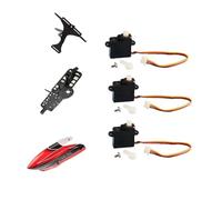 predolo Pack de Mise à Niveau K110S Performances Améliorées Coque et Support Servo Ensemble Complet Kit de Conversion Hélicoptère pour Bricoleurs, Réparation