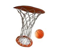 predolo Panier de basket d'intérieur à fixer au plafond, centre d'activités pour enfants, jouet de sport portable, mini-panier de basket pour dortoir, avec Ballon