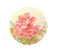 predolo Parapluie Chinois en Papier huilé, Parapluie de Danse Classique, Tissu en Soie, Parasol Oriental Antique décoratif pour Spectacle de théâtre, Style B