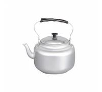 predolo Petite Théière En Aluminium Compact Bouilloire En Aluminium Léger Bouilloire avec Filtre pour Restaurant, Hôtel, Établissement de Thé, Array, Argent, 18cm-1.6L-Sans Filtre À Thé