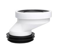 predolo Pièce Rechange pour déport WC : Adaptateur à Bride en Caoutchouc Facile à Installer, pour WC décalé et réparation du Tuyau d'évacuation des, 5cm