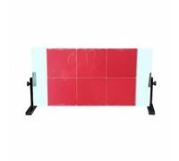 predolo Planche Rebond Table Tennis à roulettes Machine Retour Balle Structure Droite Équipement Sportif pour Pratique Personnelle, 6 Pièces De Caoutchouc