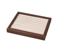 predolo Plateau Porte-Oreilles, Accessoires, Boîte à Bijoux, Vitrine pour L'organisation de La Maison, Vitrine pour Mamans et Filles, Beige, S
