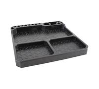 predolo Plateau porte-outils en silicone, tapis porte-vis, plateau de rangement pour pièces et vis, boulons et goupilles de réparation pour voitures, bateaux