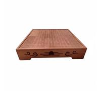 predolo Plateau Xiangqi en Bois Caau Plateau Go Bois Double Face Jeu Go 19 X 19 pour Adultes, Grand Échiquier Go + Échecs sans Pièces