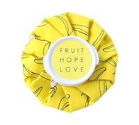 predolo Poche de glace portable pour application de froid et de chaleur, idéale pour soulager les de tête, les douleurs aux genoux et les problèmes, Banane Jaune