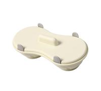 predolo Pocheuse à œufs pour micro-ondes avec couvercle, ustensile de cuisine pratique et antiadhésif, Blanc