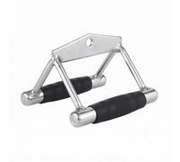 predolo Poignée de Musculation V Poignée LAT Pulldown pour Station de Musculation Cadre en Métal Rigide Fixation Centrale pour , Poignée en V Gainée