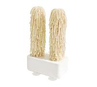 predolo Polisseuse à verres pour la maison, prise UE, évier, outil cuisine polyvalent, léger et qualité supérieure, accessoires robustes, nettoyant et, Blanc