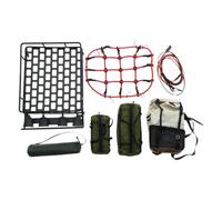 predolo porte-bagages et galerie de toit pour crawler radiocommandé à l'échelle 1:10, pièces de décoration légères à monter soi-même, Style B