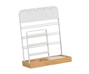 predolo Porte-Bijoux Robuste pour et présenter des pour la Salle de Bain, la Maison ou pour Vendre des Bracelets, des Bracelets, des, Blanc