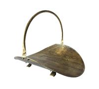 predolo Porte-bûches pour cheminée, Panier à bûches, conteneur de Rangement Robuste, Portable et Multifonctionnel de rétro, pour intérieur et extérieur.